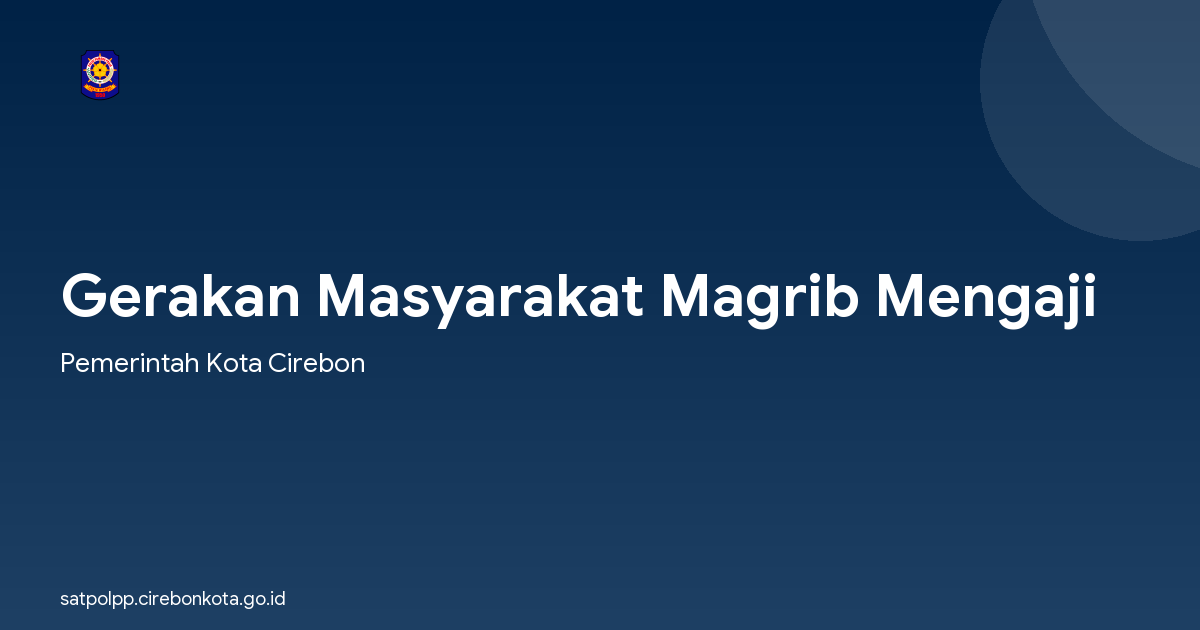 Gerakan Masyarakat Magrib Mengaji