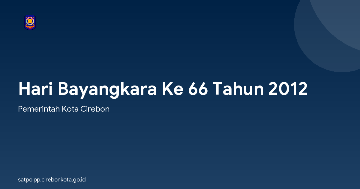 Hari Bayangkara Ke 66 Tahun 2012