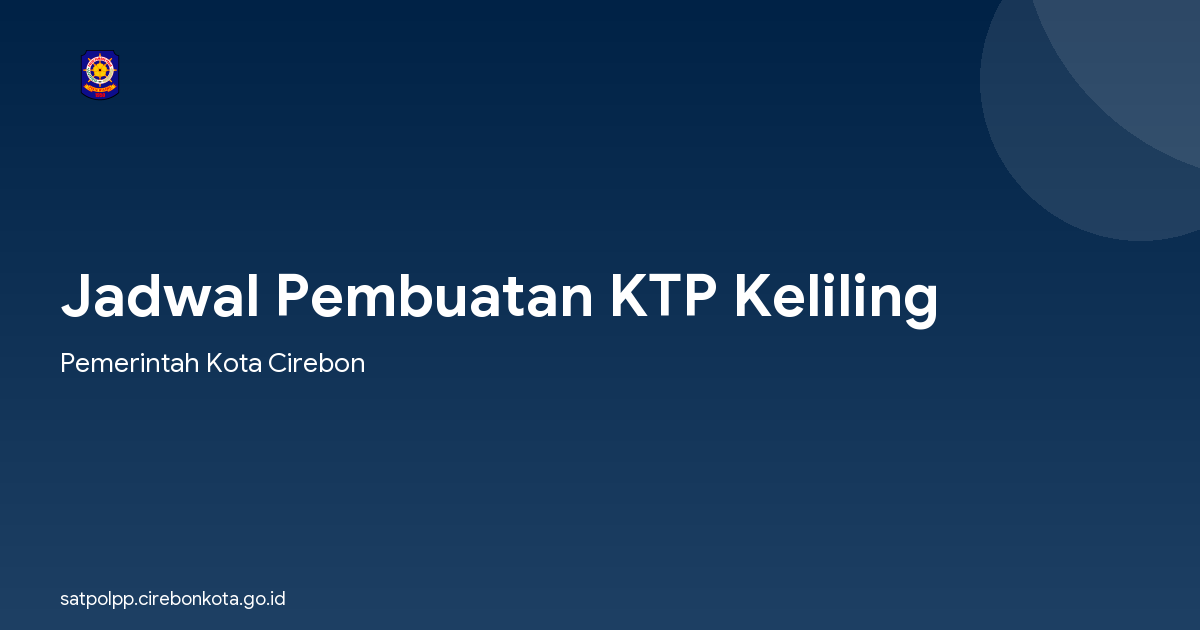 Jadwal Pembuatan KTP Keliling