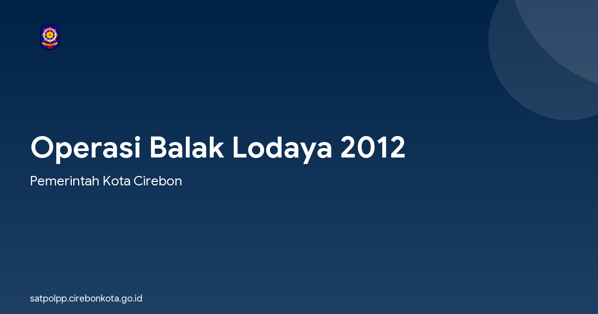 Operasi Balak Lodaya 2012