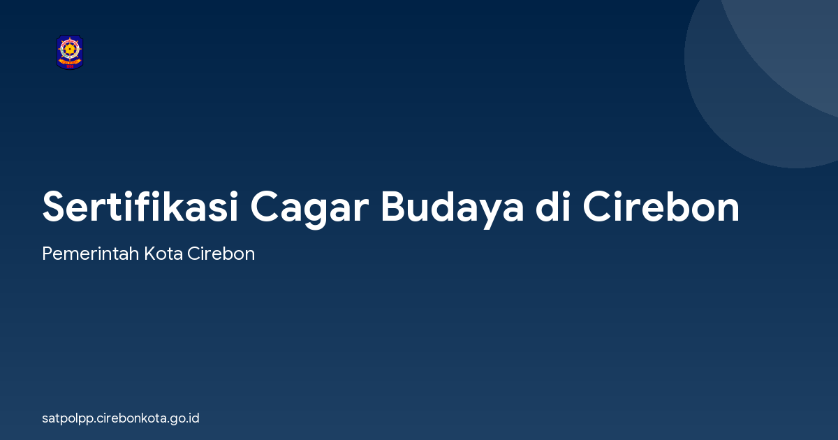 Sertifikasi Cagar Budaya di Cirebon