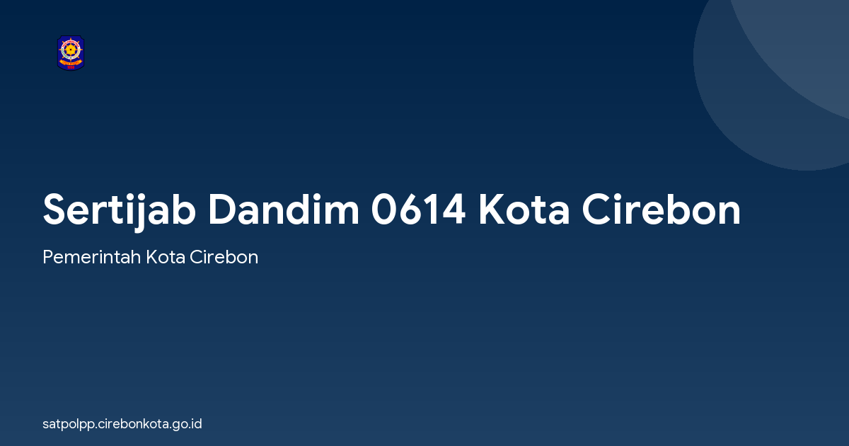 Sertijab Dandim 0614 Kota Cirebon