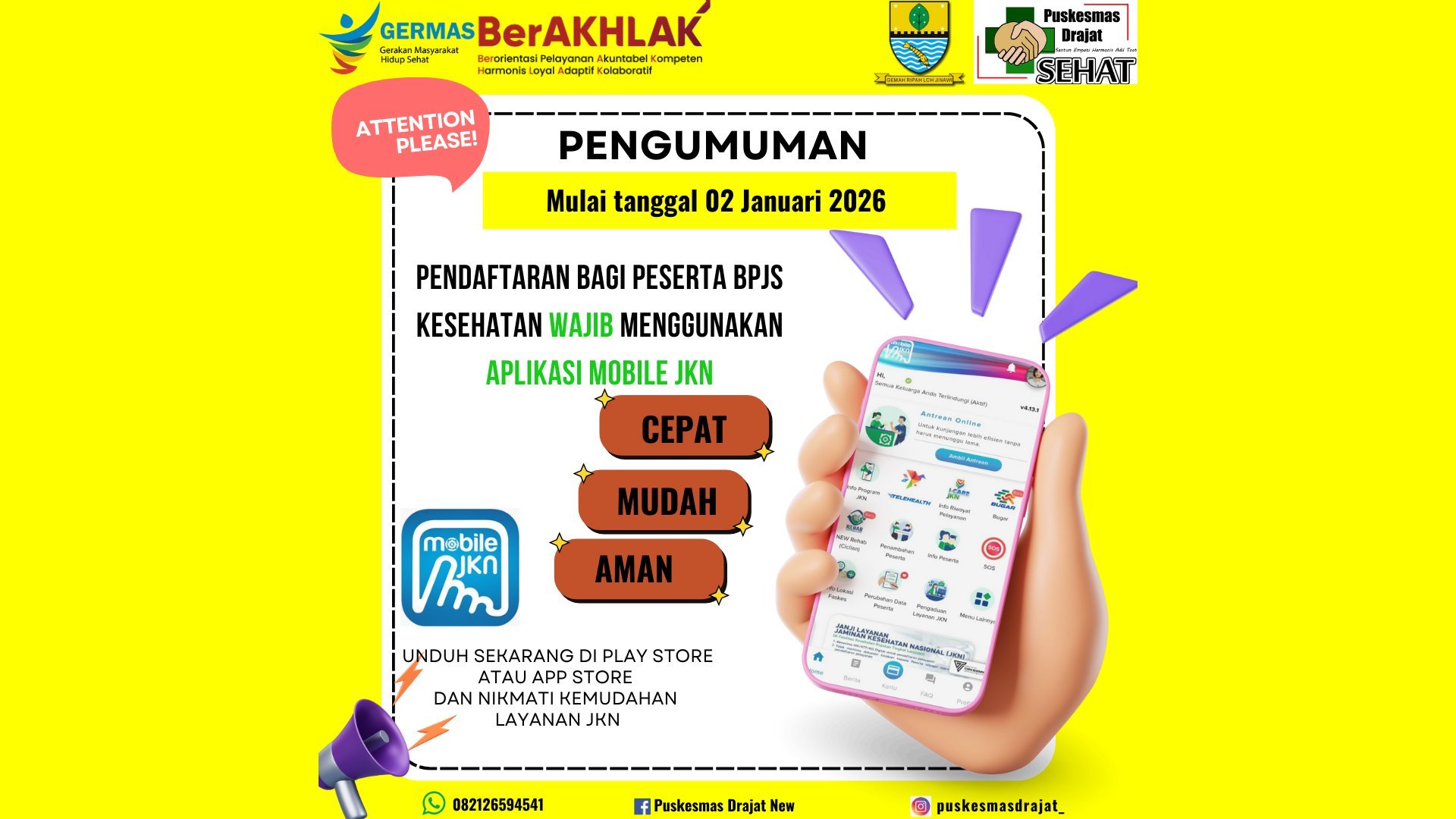 Yuk, Daftar Berobat Lebih Cepat via Mobile JKN