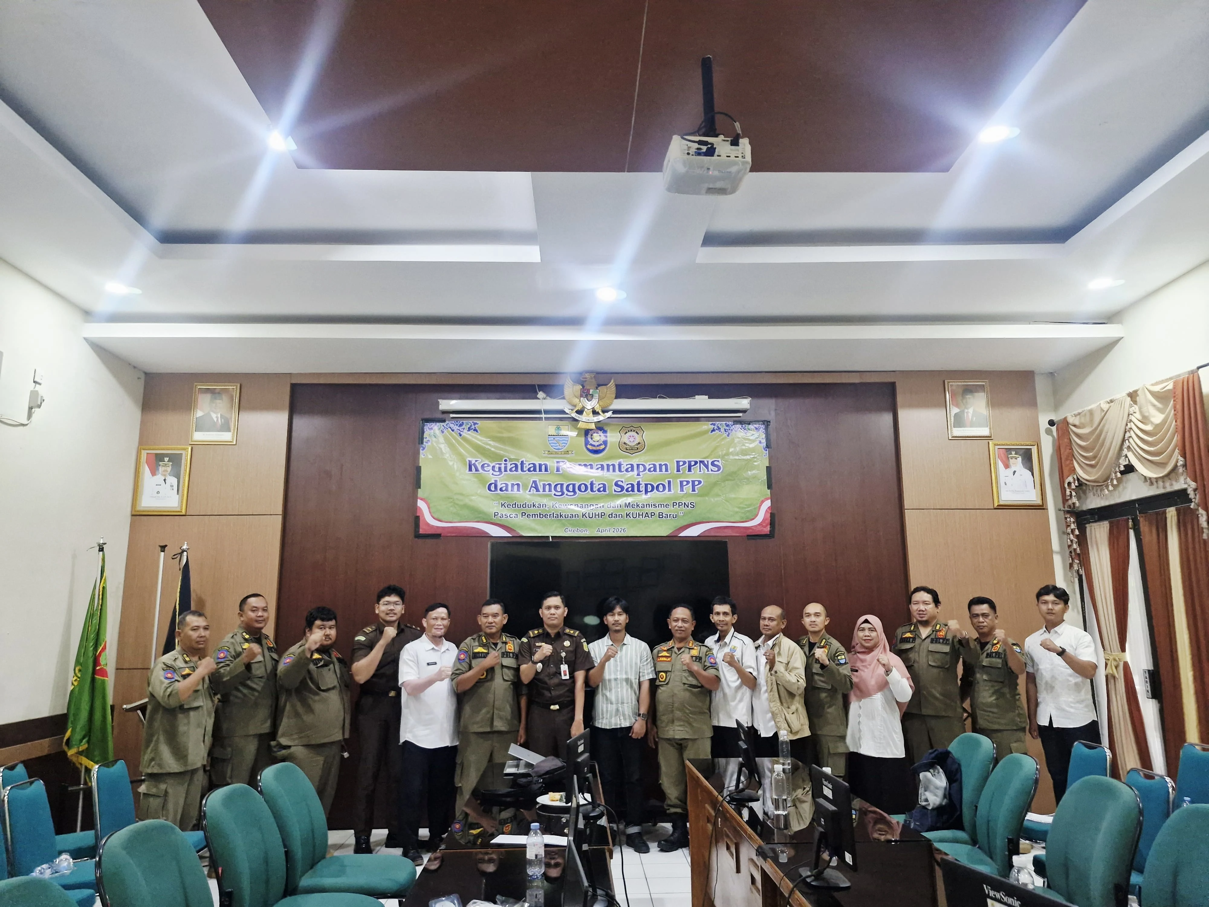 Menyesuaikan KUHP dan KUHAP Baru, PPNS dan Satpol PP Kota Cirebon Perkuat Kapasitas Hukum