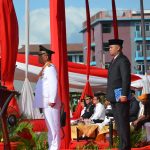 Upacara peringatan Hari Ulang Tahun (HUT) ke 78 Republik Indonesia Tingkat Kota Cirebon