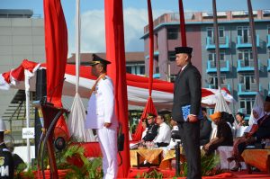 Upacara peringatan Hari Ulang Tahun (HUT) ke 78 Republik Indonesia Tingkat Kota Cirebon